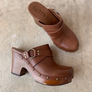 Korks Platform Mules